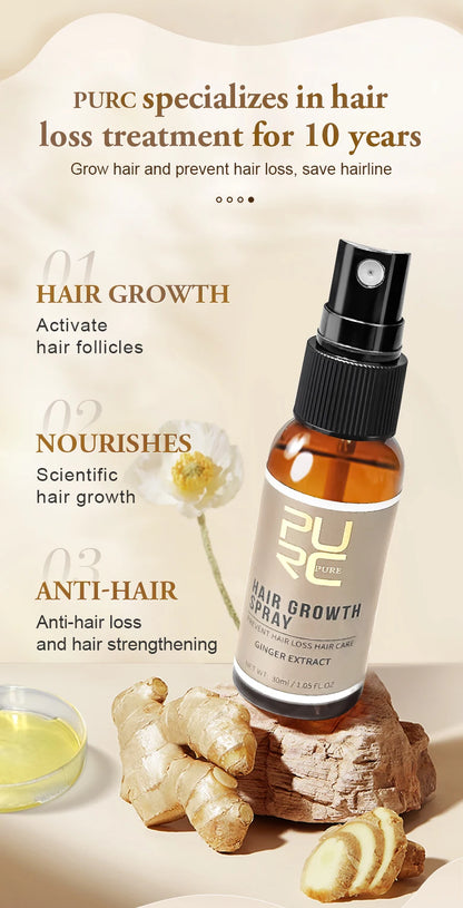PURC Fast Ginger Hair Growth Spray