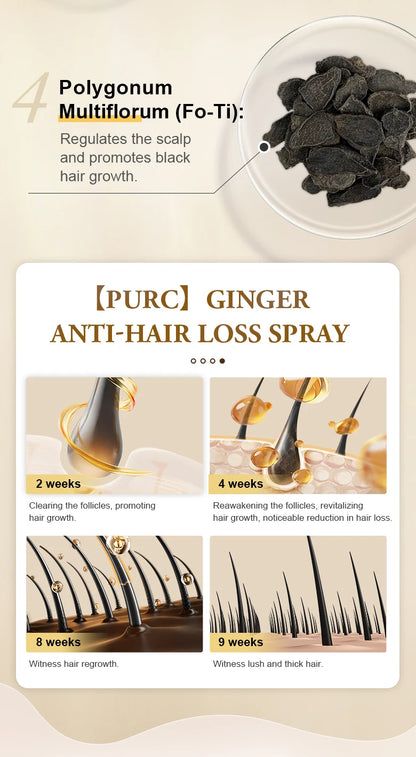 PURC Fast Ginger Hair Growth Spray,